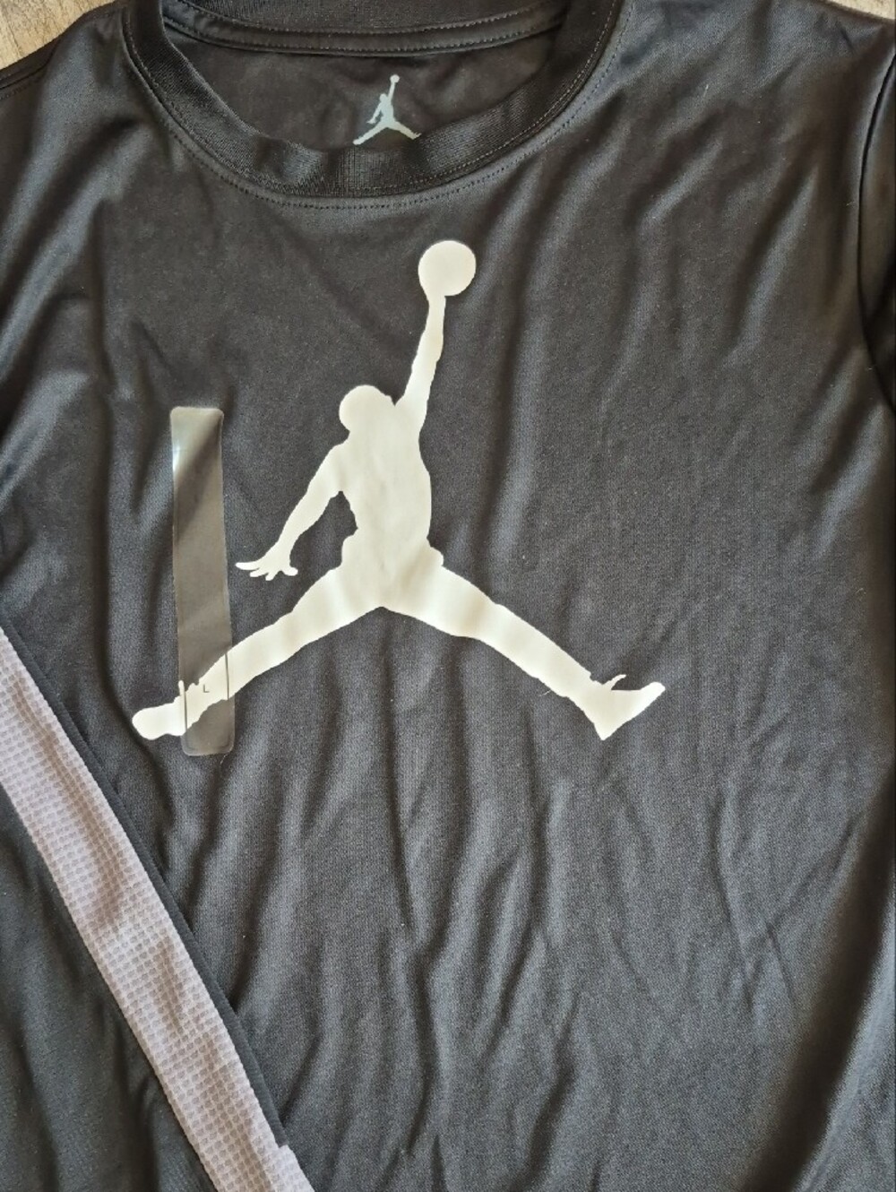 Nike Boys Black & Gray Dri-FIT Sports Shirts - 2 Pack - Picture 3 of 5